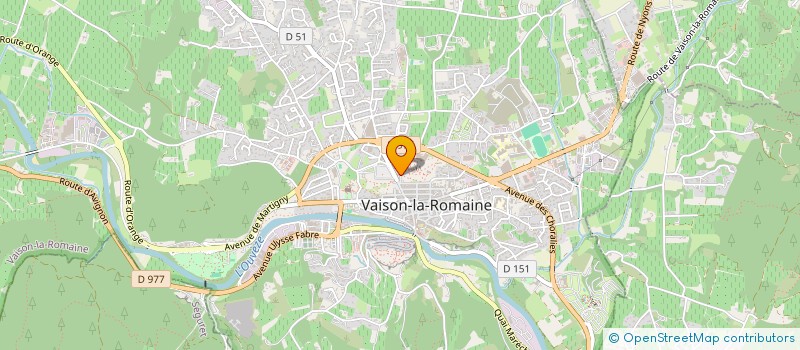 localisation de l'entreprise L'ENTRACTE  VAISON-LA-ROMAINE