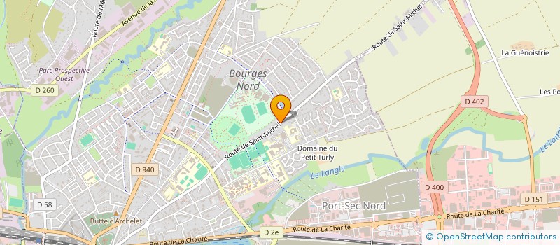 localisation de l'entreprise L'ENTRAIDE à BOURGES
