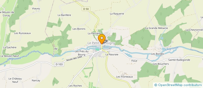 localisation de l'entreprise L'ENTRAIDE DE LA TOURAINE DU SUD  LE PETIT-PRESSIGNY