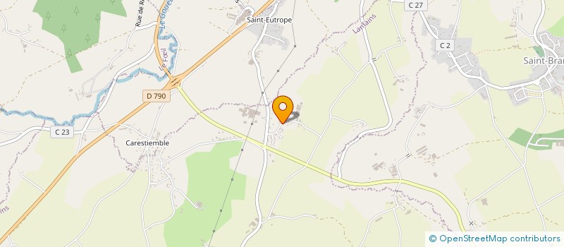 localisation de l'entreprise L'ENTRAIDE DES DIX COMMUNES à LANFAINS