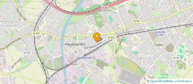 localisation de l'entreprise L'ENTRAIDE ENTRE ELLES à HAUBOURDIN