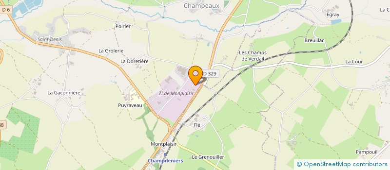 localisation de l'entreprise L'ENTRAIDE HUMANITAIRE  SAINT-CHRISTOPHE-SUR-ROC