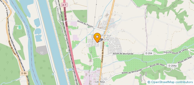 localisation de l'entreprise L ENTRAIDE SAULCOISE à SAULCE-SUR-RHONE