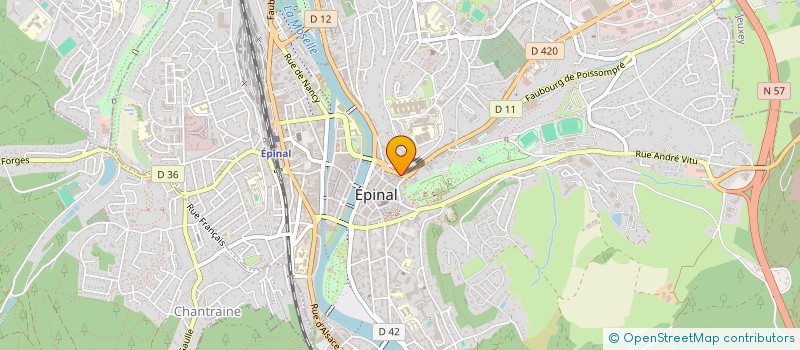 localisation de l'entreprise L'ENTRE 2 à EPINAL