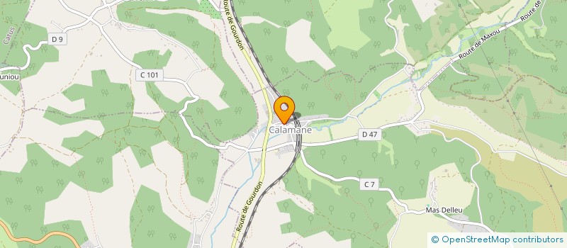 localisation de l'entreprise L'ENTRE AMIS  GIGOUZAC