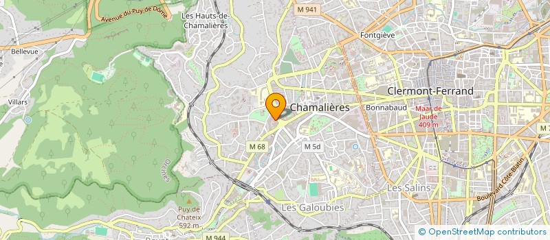 localisation de l'entreprise L'ENTRE BOUCHES à CHAMALIERES