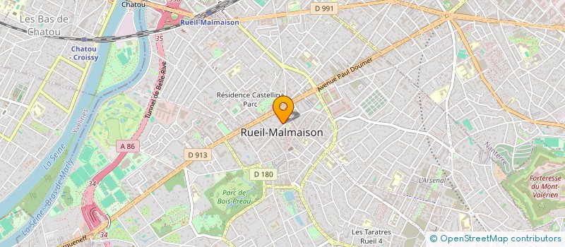 localisation de l'entreprise L'ENTRE CHATS à RUEIL-MALMAISON