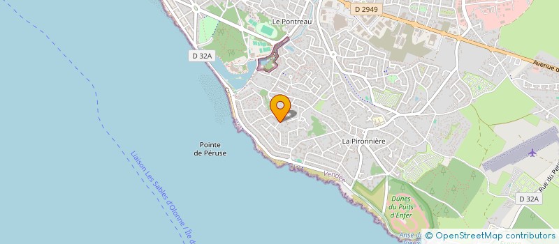 localisation de l'entreprise L'ENTRE-COTES à LES SABLES D'OLONNE