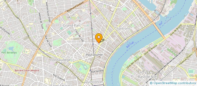 localisation de l'entreprise L'ENTRE COURS à BORDEAUX