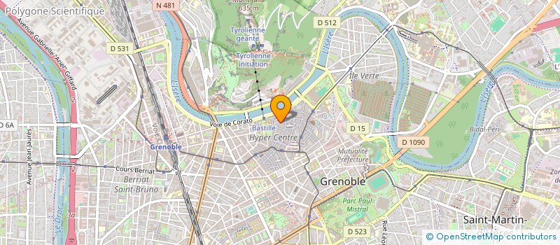 localisation de l'entreprise L'ENTRE DEUX  GRENOBLE