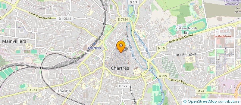 localisation de l'entreprise L'ENTRE DEUX à CHARTRES