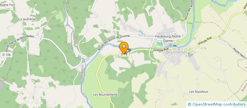 localisation de l'entreprise L'ENTRE DEUX CAPS à BRANTOME EN PERIGORD