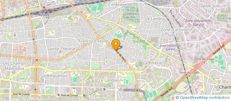 localisation de l'entreprise L'ENTRE DEUX MERS à RENNES