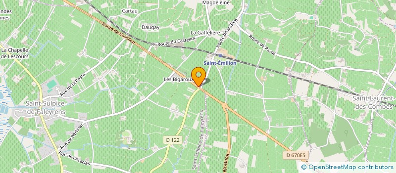 localisation de l'entreprise L'ENTRE DEUX MERS  SAINT-SULPICE-DE-FALEYRENS