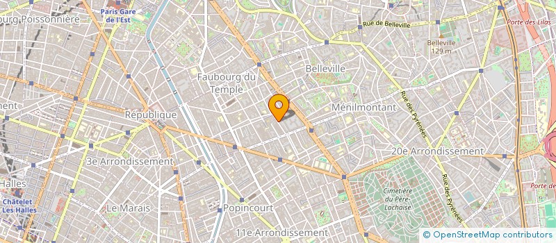 localisation de l'entreprise L'ENTRE DEUX MONDES  PARIS