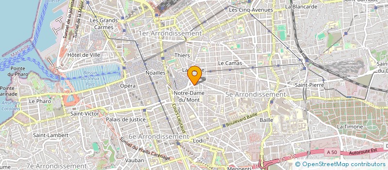 localisation de l'entreprise L'ENTRE DIT à MARSEILLE 6EME