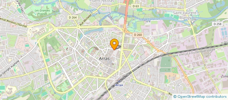 localisation de l'entreprise L'ENTRE - NOUS à ARRAS