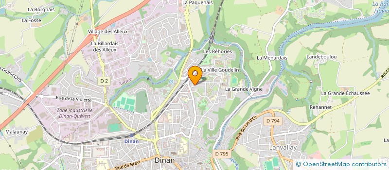 localisation de l'entreprise L'ENTRE POT'  DINAN