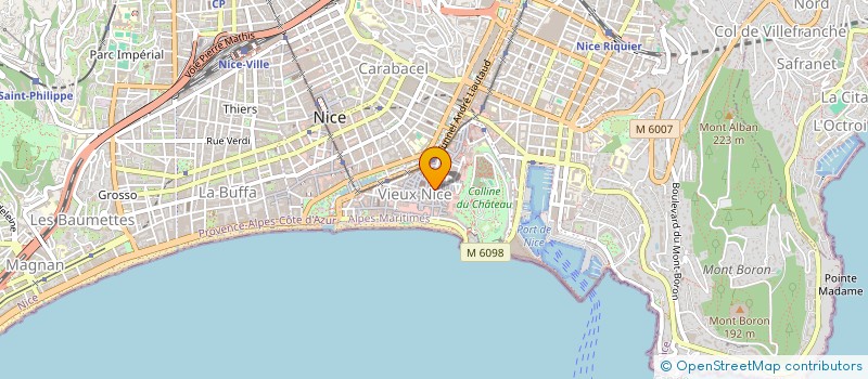 localisation de l'entreprise L'ENTRE POTES  NICE