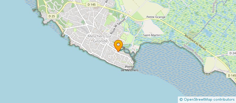 localisation de l'entreprise L'ENTRE-POTES  MESCHERS-SUR-GIRONDE