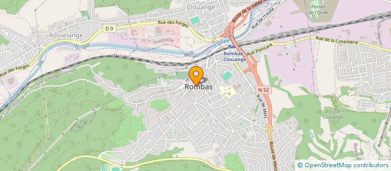 localisation de l'entreprise L'ENTRE-SOI  ROMBAS