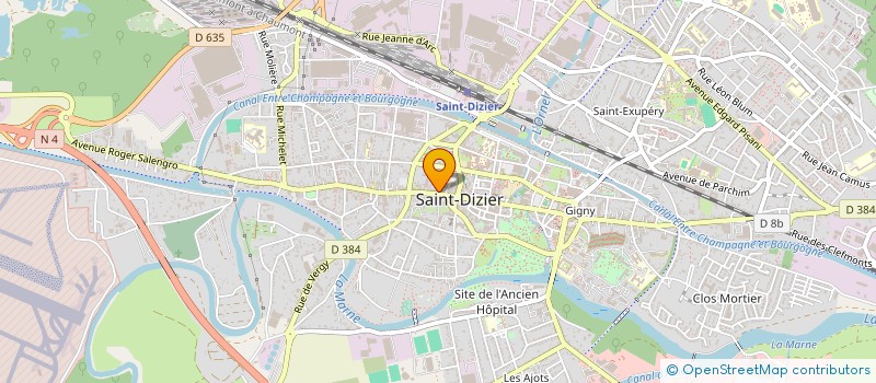 localisation de l'entreprise L'ENTRE TENIR à SAINT-DIZIER