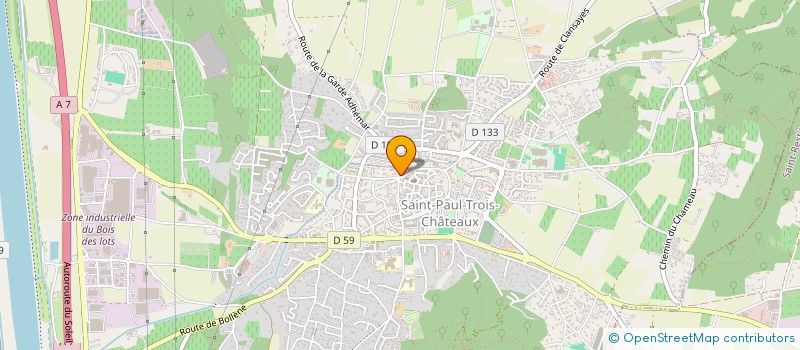 localisation de l'entreprise L'ENTRE2 QTS  SAINT-PAUL-TROIS-CHATEAUX