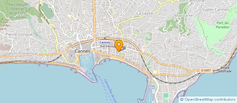 localisation de l'entreprise L'ENTRECOTE à CANNES