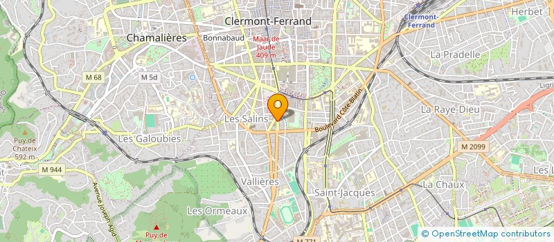 localisation de l'entreprise L'ENTRECOTE  CLERMONT-FERRAND