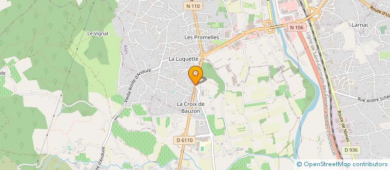 localisation de l'entreprise L'ENTREE DES ARTISTES à ALES