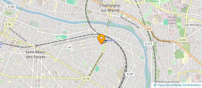 localisation de l'entreprise L'ENTREE.PARIS à SAINT-MAUR-DES-FOSSES
