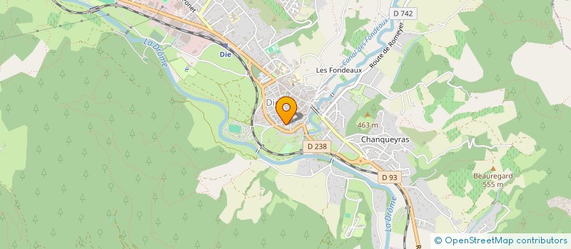 localisation de l'entreprise L'ENTREMELEUSE à DIE