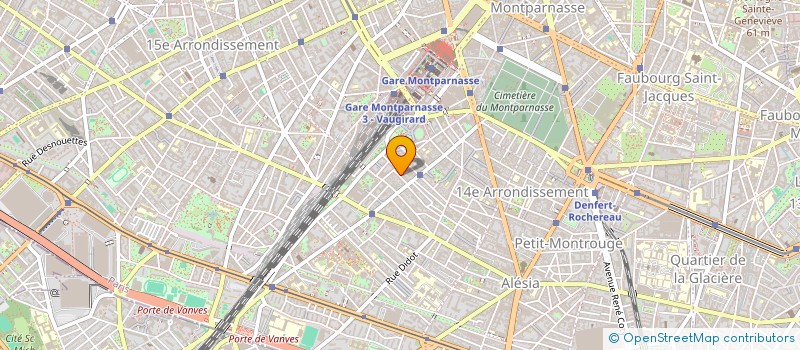 localisation de l'entreprise L'ENTREPOT à PARIS