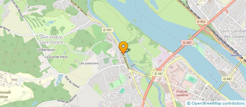 localisation de l'entreprise L'ENTREPOT à SAUMUR