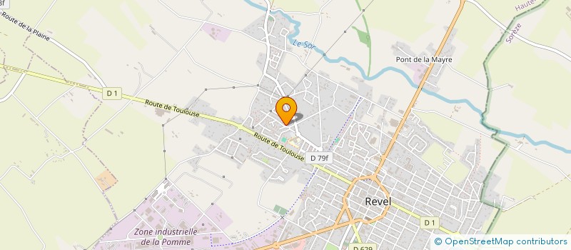 localisation de l'entreprise L'ENTREPOT à REVEL