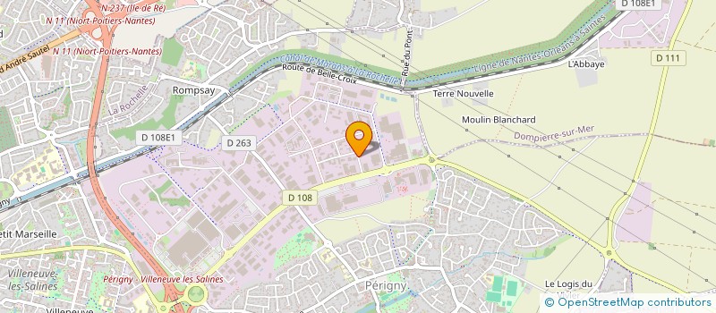 localisation de l'entreprise L'ENTREPOT  PERIGNY