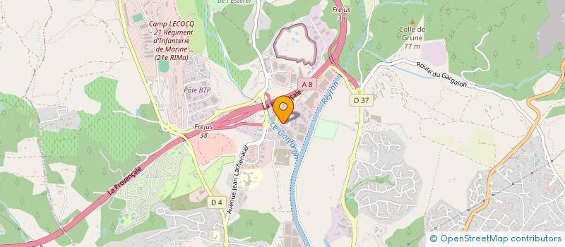 localisation de l'entreprise L'ENTREPOT DE LA MOTO à FREJUS