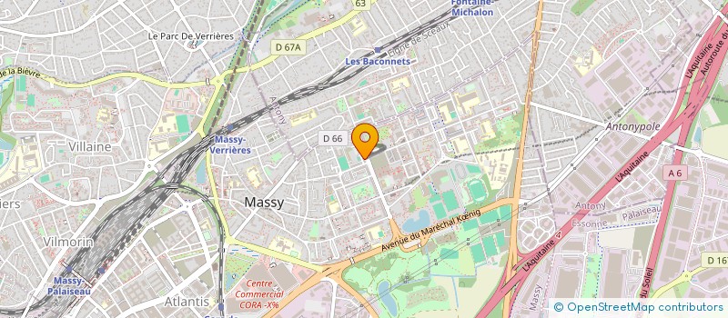 localisation de l'entreprise L'ENTREPOT DE MASSY à MASSY