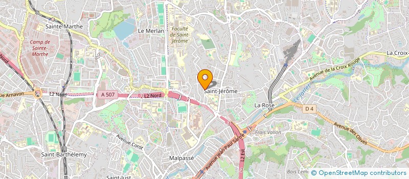 localisation de l'entreprise L'ENTREPOT DU CHEVAL  MARSEILLE