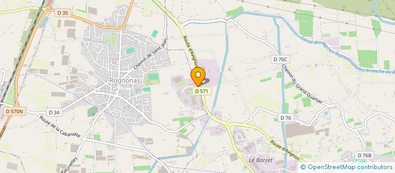 localisation de l'entreprise L'ENTREPOT DU FER à ROGNONAS