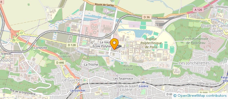 localisation de l'entreprise L'ENTREPOT(ES) à PALAISEAU