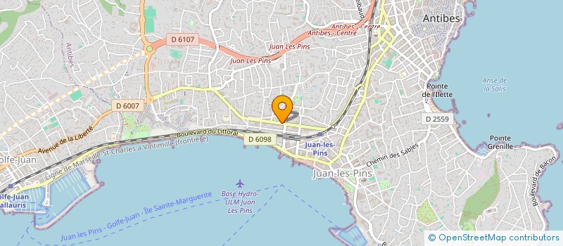 localisation de l'entreprise L'ENTREPOTES à ANTIBES