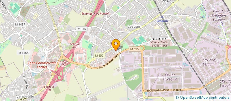 localisation de l'entreprise L'ENTREPRISE à LESQUIN