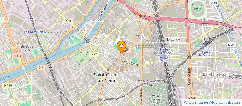 localisation de l'entreprise L'ENTREPRISE à SAINT-DENIS