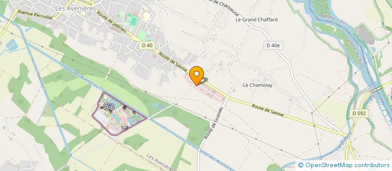 localisation de l'entreprise L'ENTREPRISE ADAPTEE  LES AVENIERES VEYRINS-THUELLIN