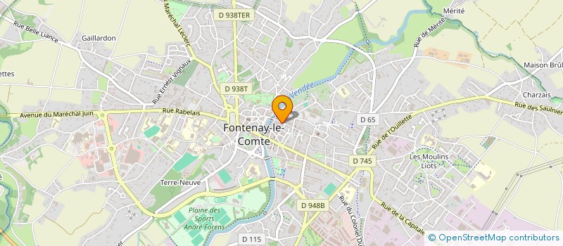 localisation de l'entreprise L'ENTREPRISE DU BATIMENT DU SUD VENDEE à FONTENAY-LE-COMTE