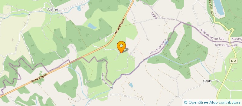 localisation de l'entreprise L'ENTREPRISE DU BIEN-ETRE  ANTHE