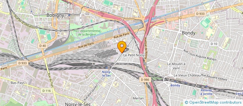 localisation de l'entreprise L'ENTREPRISE DU MARAIS à NOISY-LE-SEC