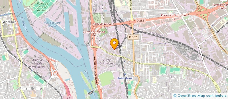 localisation de l'entreprise L'ENTREPRISE ECOLE  SAINT-FONS