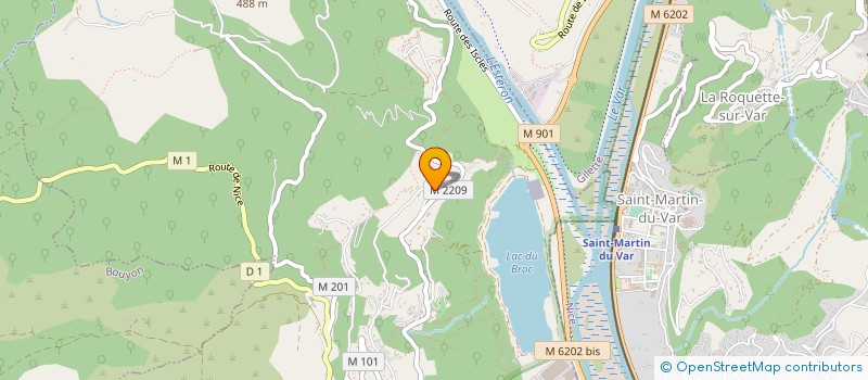 localisation de l'entreprise L'ENTREPRISE GAULARD TERRASSEMENT  LE BROC